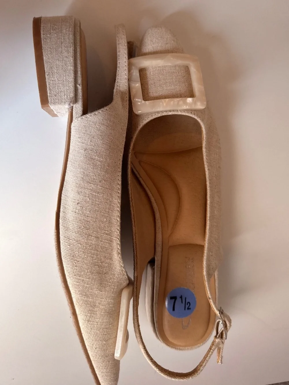 Sling back Flats